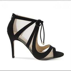 Nina Cherie Shootie in Black Satin size 10